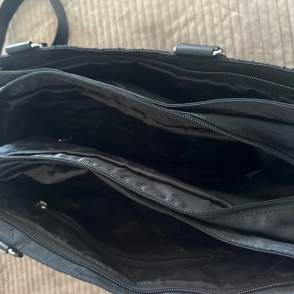 Kipling black quilted
